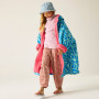Geacă lungă impermeabilă Regatta Junior Waterproof Changing Robe SBluFlPiLem