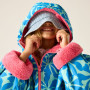 Geacă lungă impermeabilă Regatta Junior Waterproof Changing Robe SBluFlPiLem