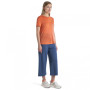 Tricou funcțional femei Icebreaker Women Merino Core SS Tee Plume