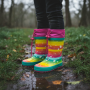 Cizme de cauciuc copii Pidilidi Rainbow