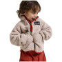 Hanorac copii Didriksons Gibbs Kids Fullzip 2 Beach Beige/Rust