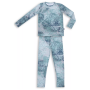 Tricou copii Wouki Aiki Green marble