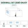 Peretele lateral Brunner Sidewall Set Enjoy/Pro 3x4,5