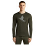 Tricou funcțional bărbați Icebreaker Men Merino 200 Oasis LS Crewe SkiingYeti