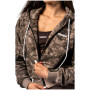 Hanorac femei Nebbia Relaxed Zip Hoodie Power