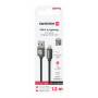Cablul de încărcare și de date Swissten Textile USB / Lightning 1,2 m