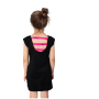 Rochie copii Drexiss Black/Pink Coolmax