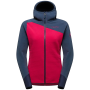 Jachetă fleece femei La Sportiva Bristen Thermal Hoody W roz/gri Azalea/Night Sky