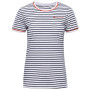Tricou femei Alpine Pro Namora albastru închis MOONLIT OCEAN