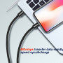 Cablul de încărcare și de date Swissten Textile USB-C / Lightning 1,2 m