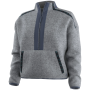 Hanorac funcțional de damă Smartwool Women's Second Cut Fleece 1/2 Zip albastru Light Navy