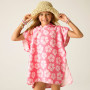 Poncho copii Regatta Kids Towel Robe PinkHazPetal
