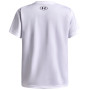 Tricou funcțional copii Under Armour Tech Armour Graphic SS White