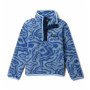 Hanorac copii Columbia Helvetia™ II Printed Half Snap Fleece Mountain Blue T albastru Mountain Blue T