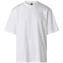 Tricou bărbați The North Face Essential Simple Dome Os Ss Tee alb TNF WHITE