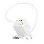 Adaptor Swissten SlideCharge Gan 30W, 1X USB-A 18W