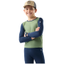 Tricou funcțional copii Smartwool Kids' Classic Merino Blend Base Layer Cr