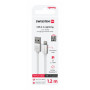 Cablul de încărcare și de date Swissten Textile USB / Lightning 1,2 m