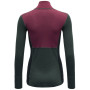 Tricou funcțional femei Devold Lauparen Merino 190 Zip Neck Wmn