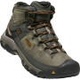 Încălțăminte bărbați Keen Targhee III MID WP M verde BLACK OLIVE/GOLDEN BROWN