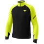 Tricou funcțional bărbați Dynafit Alpine L/S 1/2 Zip Tee M negru/galben 5A31 - ultra yellow/0910