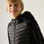 Geacă copii Regatta Junior Andreson Hybrid Black/Sealgr
