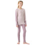 Set funcțional copii Helly Hansen Jr Lifa Merino Midweight Set Purple Clay