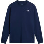 Tricou bărbați The North Face Evolution Simple Dome Regular Long-Sleeve Tee albastru închis SUMMIT NAVY