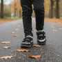 Încălțăminte barefoot all-seasons pentru copii Bugga Safi Black
