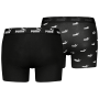 Boxeri bărbați Puma Elements Logo Print Boxers 2P