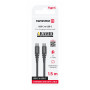 Cablul de încărcare și de date Swissten Aramid Reinforced USB-C/USB-C 1,5 m