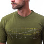 Tricou bărbați Sensor Merino Wool Active PT Track (short sleeve)