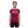 Tricou funcțional femei Sensor Merino Active Songbirds