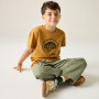 Tricou copii Regatta Bosley Wood Brown