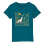 Tricou copii České parky Wolfie albastru