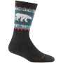 Șosete femei Darn Tough Vanna Grizzle Boot Midweight With Cushion gri charcoal