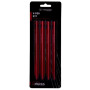 Set de cuie Trimm kolík V-PEG - D17 - sada 4 ks roșu bordo anodized