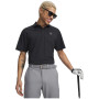 Tricou bărbați Under Armour UA Drive Chill Polo negru Black / / Halo Gray