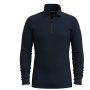 Tricou funcțional bărbați Smartwool M Classic Thermal Merino Base Layer 1/4 Zip albastru închis DEEP NAVY