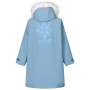 Geacă impermeabilă pentru copii Regatta Junior Waterproof Changing Robe Pro Grey Mirage