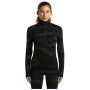 Tricou funcțional femei Icebreaker Women M 260 Tech Vertex LS HZ Chillwave