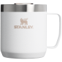 Cană termică Stanley Stay-Hot Camp Mug 350 ml alb Hammertone Frost