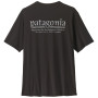 Tricou bărbați Patagonia Men's Capilene Cool Daily Shirt - Hut Tripper negru Black