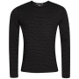 Tricou funcțional bărbați Zulu Merino 240 Long negru Black