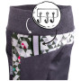 Pantaloni softshell copii Unuo žíhané