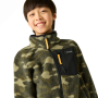 Hanorac funcțional copii Regatta Junior Frankie Warm Fleece Bark Green Camo