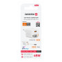 Adaptor Swissten SlideCharge Gan 45W, 1X USB-A 18W + kabel USB-C 0,75 m