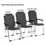 Fotoliu Bo-Camp Copa Rio Classic Deluxe Grey
