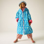 Geacă lungă impermeabilă Regatta Junior Waterproof Changing Robe SBluFlPiLem