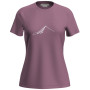 Tricou femei Icebreaker W Mer 150 Tech Lite SS T South Const roz Deco
